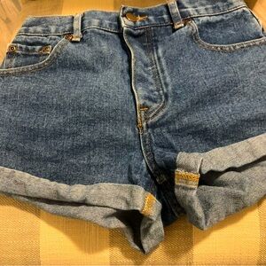 Denim shorts